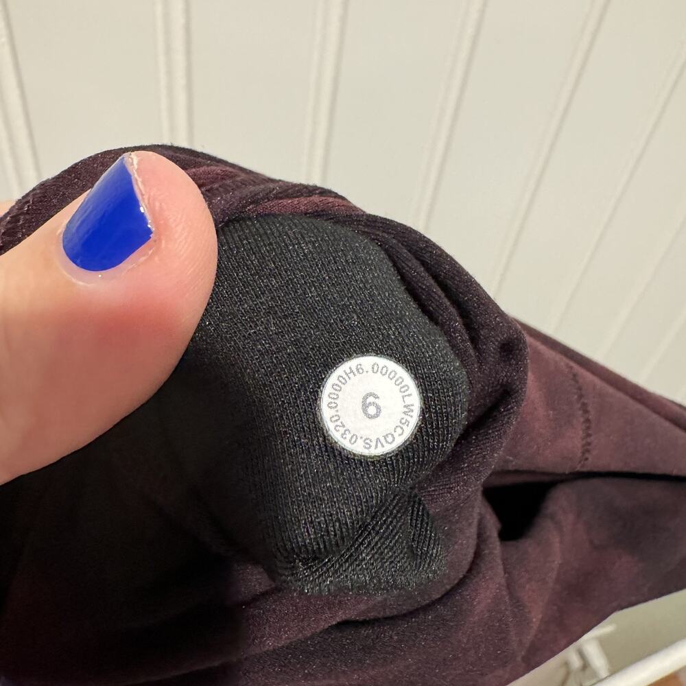 Lululemon Set Align Tank Align Pant Nulu Diamond Dye Cassis Size 6 - Picture 12 of 12